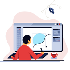 クリエイティブ制作のサービスイメージ